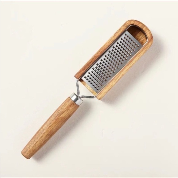 Wood & Stainless Steel Handle Grater with Catcher - Hearth & Hand Magnolia - Picture 1 of 6
